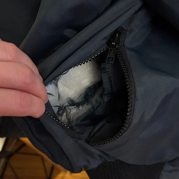 Walls Blizzard-Pruf U.S.A insulated apparel Navy Bomber Jacket Vintage - Picture 8 of 10